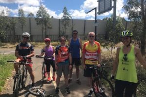 NSW Footbikers Brave Heat to Get Race Ready